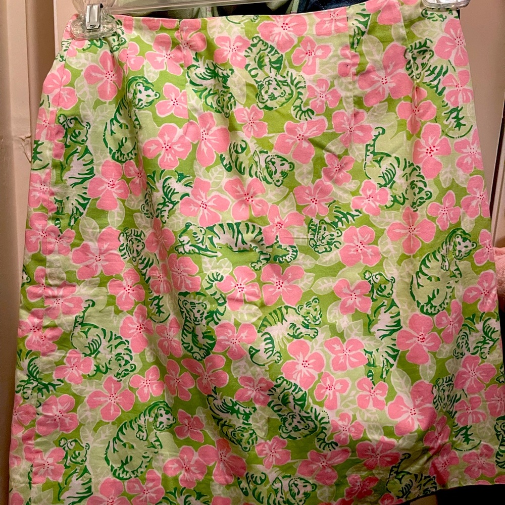 Vintage Lilly Pulitzer straight skirt sz 2 adorbs!